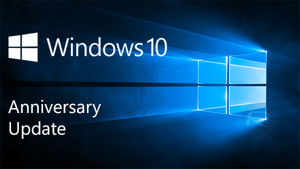 Image of the words ‘Windows 10 Anniversary Update’